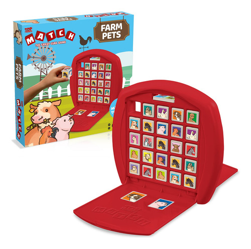 Jogo De Tabuleiro Top Trumps Match Farm Pets Kids 4+ Family