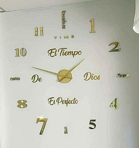 Lindos Relojes De Pared 3d. Tamaño Mediano 80 X 80 C.m