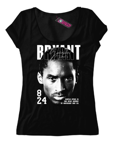 Remera Mujer Kobe Bryant Nba Lakers 8 24 Kb45 Dtg Premium