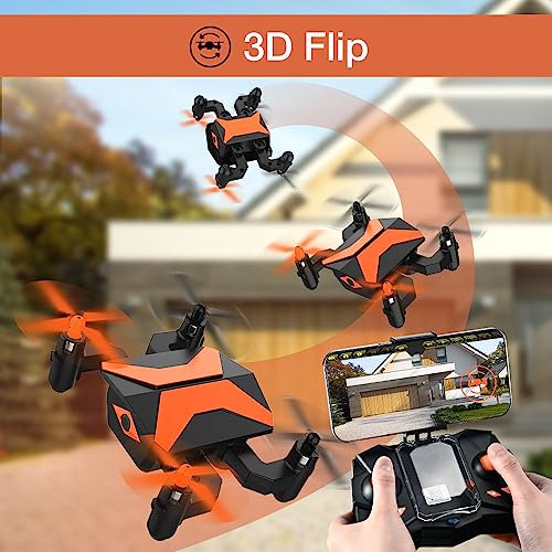 Dron Con Cámara - Fpv Drones Para Niños, Rc Quadcopter Tin