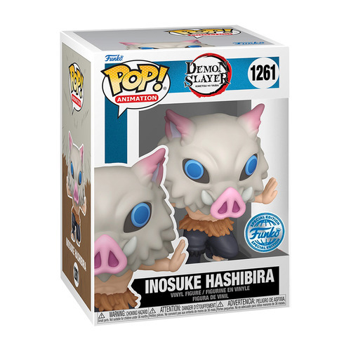 Funko Pop Inosuke Hashibira #1261 Septimo Colmillo Demon Slayer Anime Figura De Accion Original