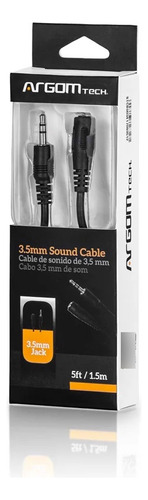 Cable Extension Argom Audio-mic 3.5mm - M/f 1.5mt