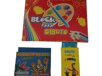 Comprar Combo Útiles Escolares: Block De Dibujo, Creyones Y Más