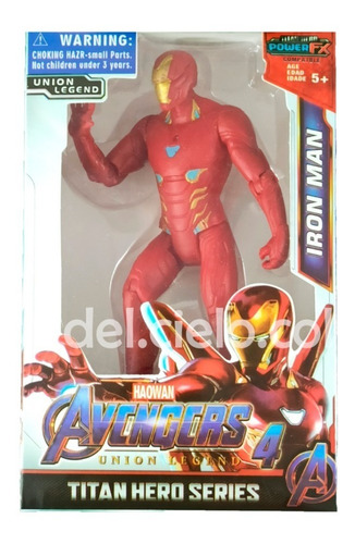 Figuras Avengers Niños Acción Spiderman Iron-man Capitan 