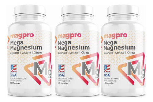 Promo X 3 Mega Magnesio 500mg - Unidad a $467