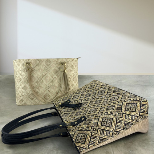 Bolso Multifuncional De Yute Gran Capacidad Mujer Playa