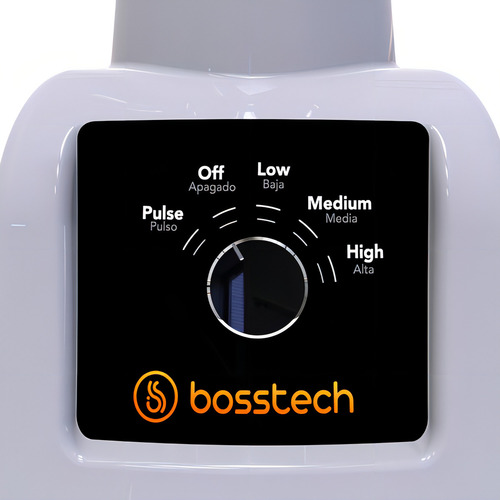 Licuadora Bosstech 550w Plástico 2l Perilla 3 Velocidades Color Gris