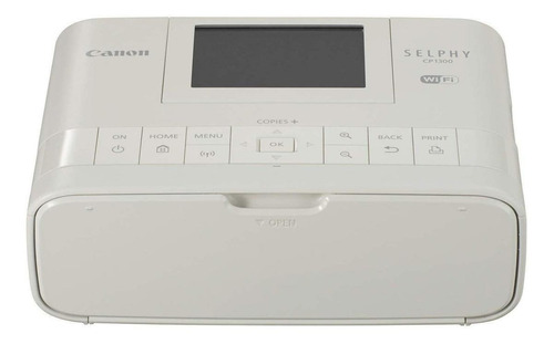 Imagen 1 de 3 de Impresora portátil a color fotográfica Canon Selphy CP1300 con wifi blanca 100V/240V