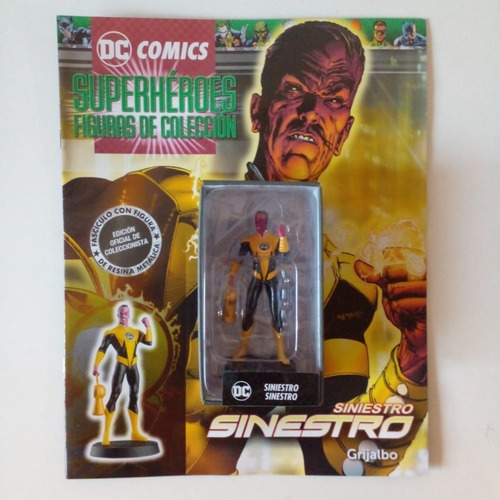 Revista + Figura Coleccionable Dc Comics. Siniestro.