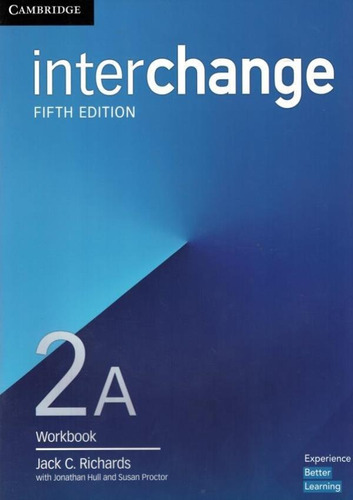 Interchange 2a Workbook - 5th Ed, De Richards, Jack C.. Editora Cambridge University, Capa Brochura Em Inglês Americano
