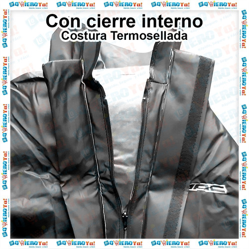 Imagen 10 de 10 de Traje Lluvia Impermeable Para Moto Mac Blast Rainsuit Agua Reflectivo