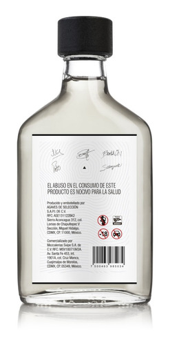 Imagen 2 de 7 de Mezcal Aleron - Agave Cenizo - 250 Ml | 1 Botella