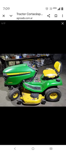 Minitractor Cortacésped John Deere X350.