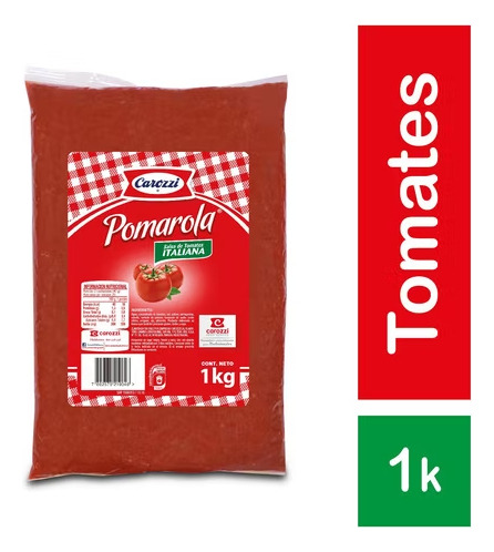 Salsa De Tomate Italiana Pomarola 1 Kg ( 2unid)super