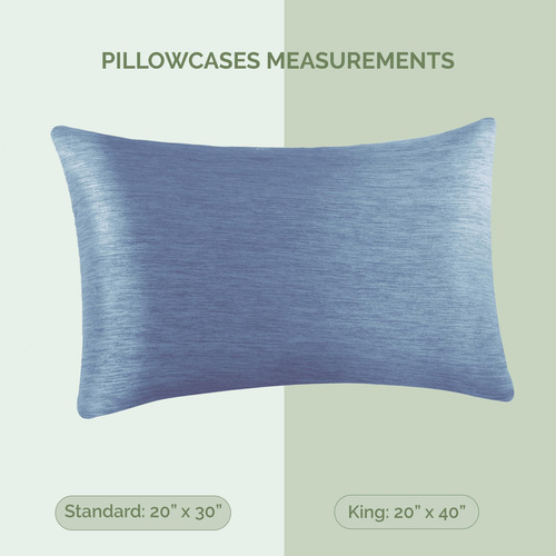Juego De Fundas De Almohada Refrescantes Lujo Transpirables
