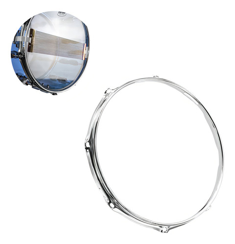 Aro De Bateria 12'' Com 8 Furos Power Hoop Torelli Bph 313