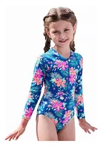 Comprar Traje De Baño Manga Larga Mono Niñas Trajes De Baño