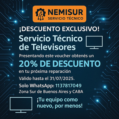 Servicio Técnico De Televisores