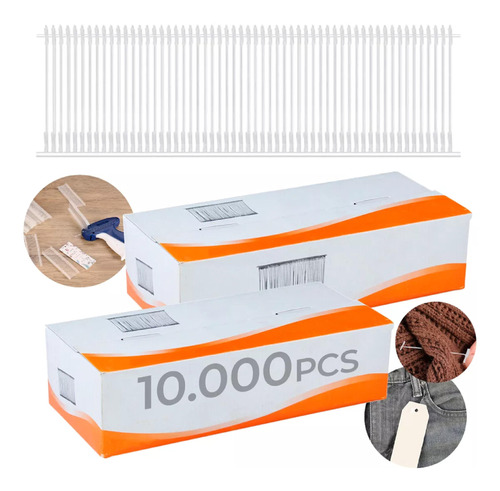 Pack 10.000 Plastiflechas Para Pistola Etiquetadora Ropa 50m