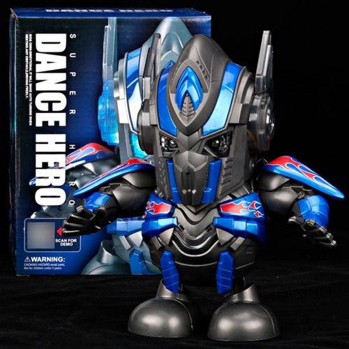 Imagen 6 de 7 de Robot Transformers Optimus Prime Bailarín Musical Luces Led