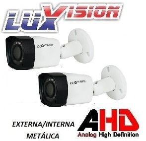 Kit 2 Camera Luxvision Ahd 1.0mp 720p Hd Lente 2,8mm 25mts