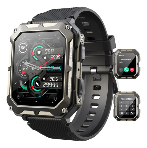 Reloj Inteligente Para Hombre Llamada Bluetooth Impermeable