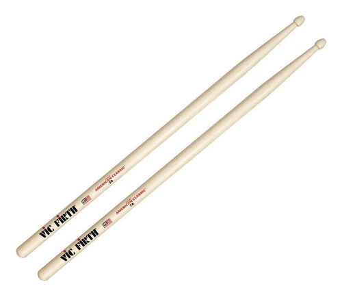 Imagem 3 de 4 de Baqueta Vic Firth American Classic 7a Wood Tip Made In Usa