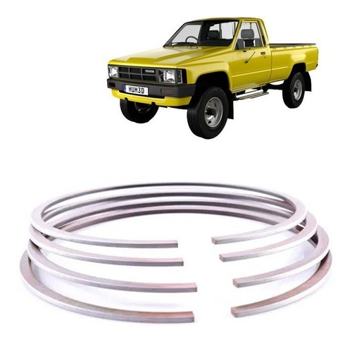 Anillos Motor Std Para Toyota Hilux 1.6 1y 1984 1988