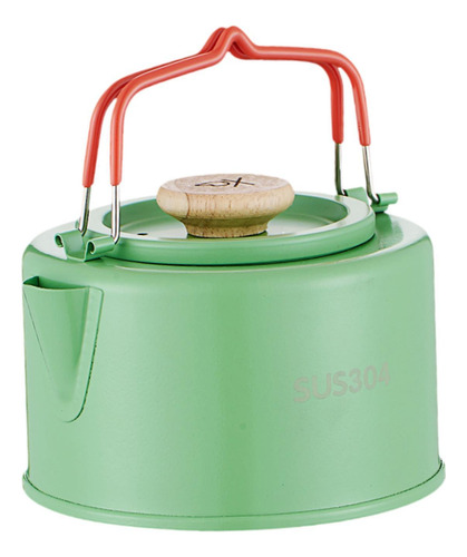 Camping Hervy Té Con Mango De Bebida 1.1 L Verátil Verde