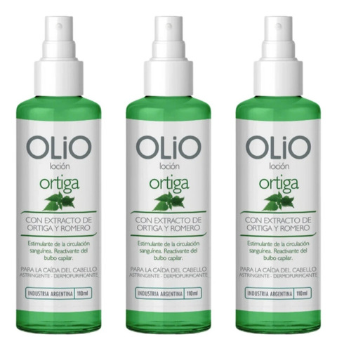 Olio Loción Anticaída Kit 110ml - Línea Anti Caída