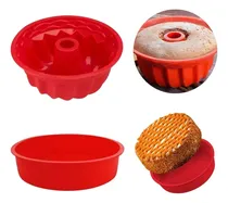 Comprar Kit 2 Formas De Silicone Redonda - Pudim, Bolo E Torta