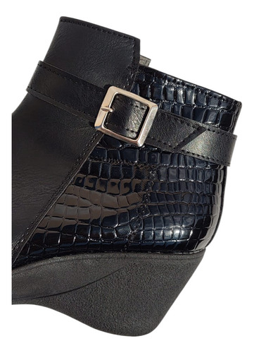 Botas De Taco Chino Para Mujer Combinada