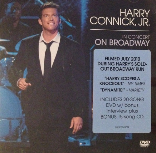 Harry Connick In Concert Broadway Cd Dvd Nuevo (no Sellado)