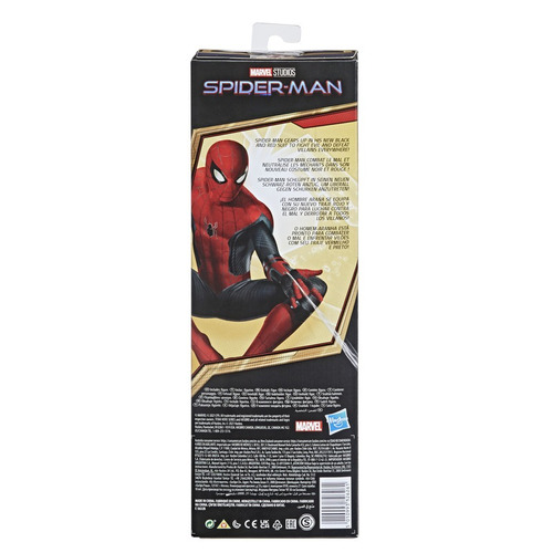 Imagen 3 de 4 de Marvel Spider-man Titan Hero Hombre Araña Traje Rojo Y Negro