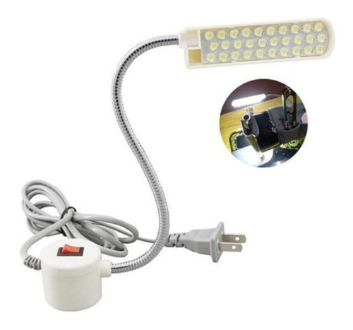 Lámpara Para Máquina De Coser Con Base Magnética De 30 Led