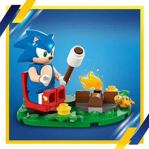 Lego Sonic The Hedgehog Batalla De Sonic En La Fogata 77001