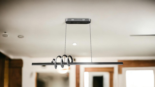 Lámpara De Techo Led Colgante Luz Neutra 30w Adir 10042 Negro