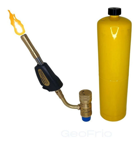 Kit Maçarico Turbo Torch Automático 2200 + 1 Refil De Brinde