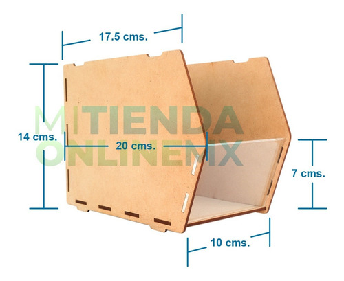 Imagen 3 de 4 de Organizador Dulces Y/o Herramientas Tapas De Acrílico Pack 6