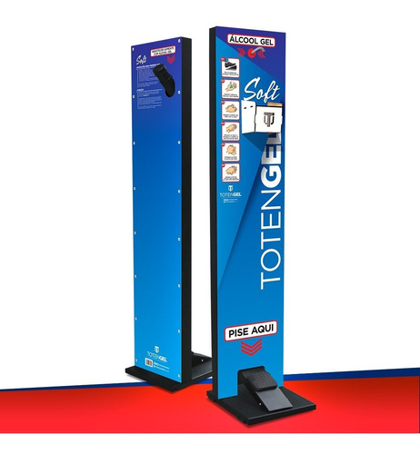 Imagem 2 de 6 de Display Suporte Dispenser Para Álcool Em Gel Personalizador