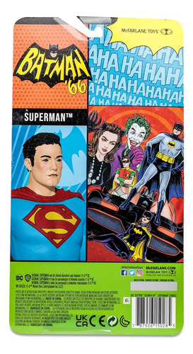 Mcfarlane Dc Retro Batman 66 Superman (cómic)