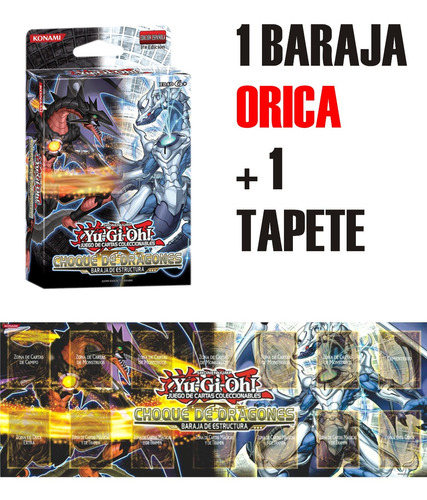 Yugioh Oferta Choque De Dragones 45 Cartas Español Oricas