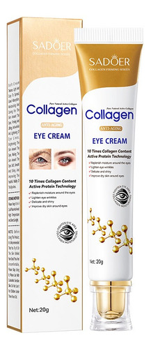 Crema Para Ojos Sadoer Colágeno Antiarrugas Ojeras 2 Pzas Momento De Aplicación Día/noche Tipo De Piel Mixta