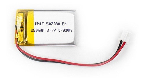 250mah Bateria Recargable 502030 Lipo 3.7v 30x20x5 Mm