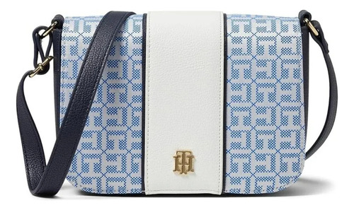 Bolsa Crossbody Tommy Hilfiger Mujer Azul/blanco