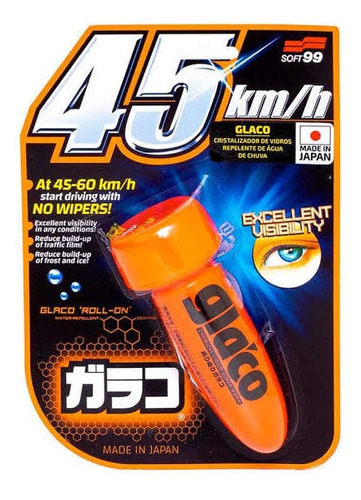 Cristalizador De Vidrio Glaco Soft99 Japan Repelencia Agua!