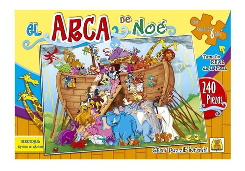  Puzzle El Arca De Noe  240 Piezas Implas Cod 294