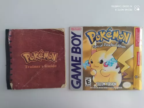 Cartucho - Fita Pokemon Yellow Edição Especial com Caixa Original