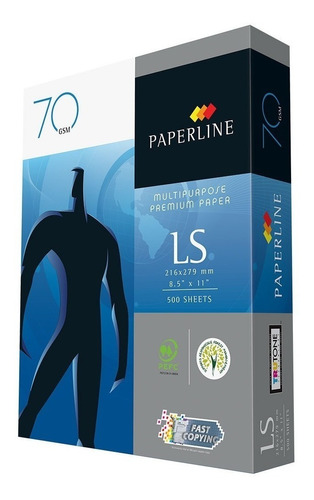 Papel Bond Carta Paperline Paquete Con 500 Hojas 70gr 