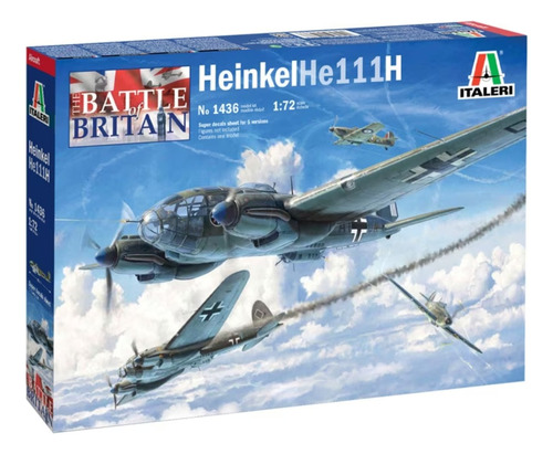 Italeri 1436 1/72 Heinkel He 111h Battle Britain Bombardero 
